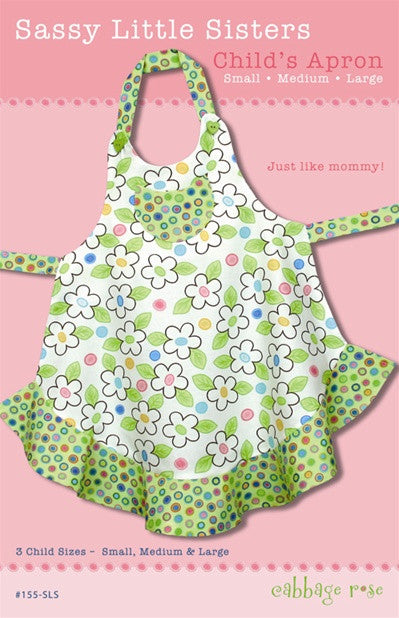 Sassy Little Sisters Apron - Printed Pattern