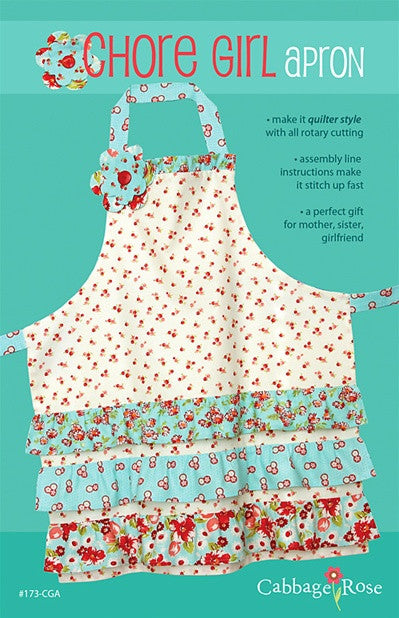 Chore Girl Apron - Printed Pattern
